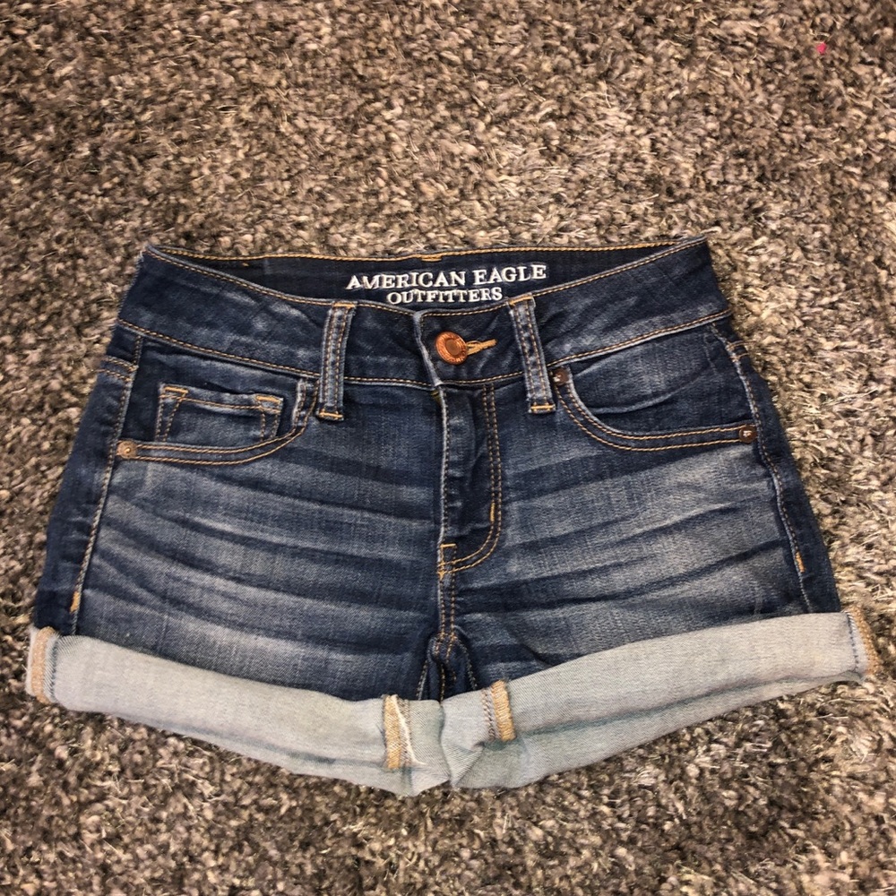 American eagle jean shorts